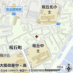 大阪府枚方市桜丘町28-32周辺の地図
