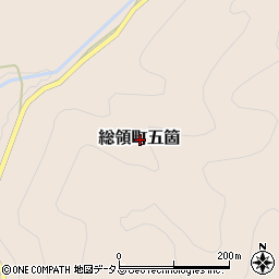 広島県庄原市総領町五箇周辺の地図