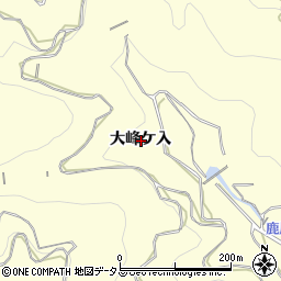 愛知県西尾市東幡豆町大峰ケ入周辺の地図