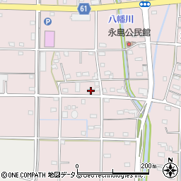 静岡県浜松市浜名区永島725-1周辺の地図