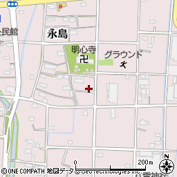 静岡県浜松市浜名区永島595周辺の地図