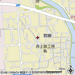 兵庫県姫路市勝原区宮田565-11周辺の地図