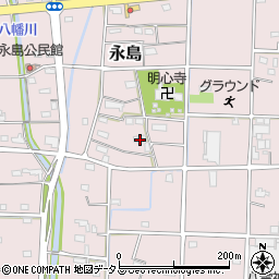 静岡県浜松市浜名区永島613周辺の地図