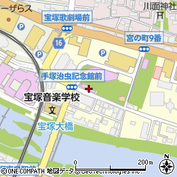 兵庫県宝塚市武庫川町7-65周辺の地図