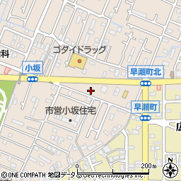 兵庫県姫路市広畑区小坂11周辺の地図
