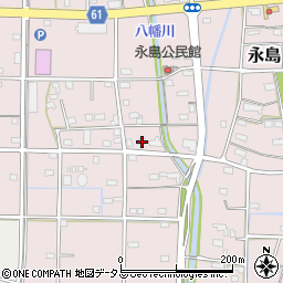 静岡県浜松市浜名区永島706周辺の地図