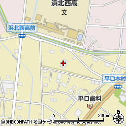 静岡県浜松市浜名区平口418周辺の地図