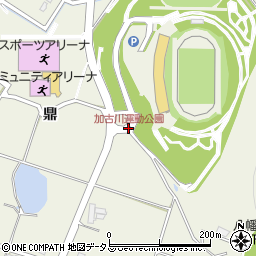 加古川運動公園周辺の地図