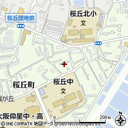 大阪府枚方市桜丘町28-33周辺の地図