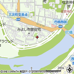 広島県三次市三次町1993周辺の地図