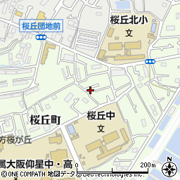 大阪府枚方市桜丘町28-1周辺の地図