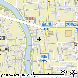 兵庫県姫路市勝原区宮田204周辺の地図