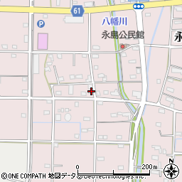 静岡県浜松市浜名区永島724周辺の地図