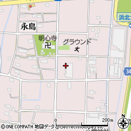 静岡県浜松市浜名区永島575周辺の地図