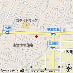 兵庫県姫路市広畑区小坂9周辺の地図