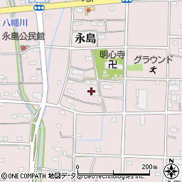 静岡県浜松市浜名区永島612周辺の地図