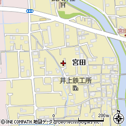 兵庫県姫路市勝原区宮田565周辺の地図