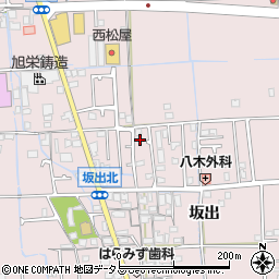 兵庫県姫路市網干区坂出222-10周辺の地図
