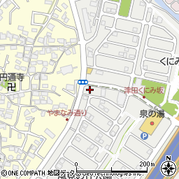 ローソン枚方津田山手一丁目店周辺の地図