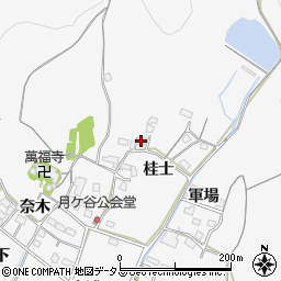 愛知県豊橋市嵩山町（桂士）周辺の地図
