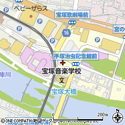 宝塚法律事務所周辺の地図