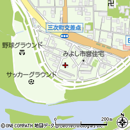 広島県三次市三次町2011周辺の地図