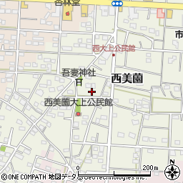 静岡県浜松市浜名区西美薗2391周辺の地図