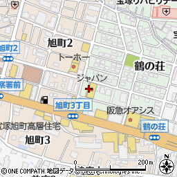 スギ薬局　宝塚調剤店周辺の地図
