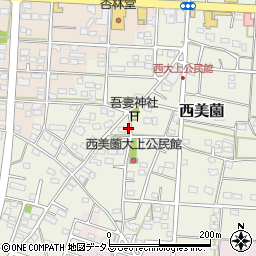 静岡県浜松市浜名区西美薗2395周辺の地図