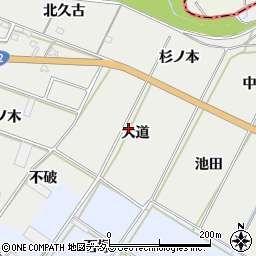 愛知県豊橋市石巻本町大道周辺の地図