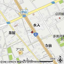 愛知県豊川市宿町水入周辺の地図