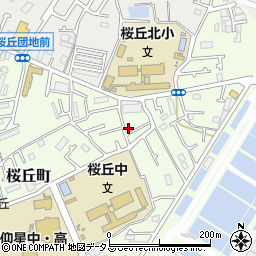 大阪府枚方市桜丘町26-15周辺の地図