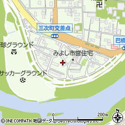 広島県三次市三次町2013周辺の地図