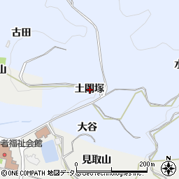 京都府綴喜郡井手町多賀土間塚周辺の地図