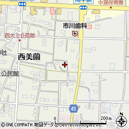 静岡県浜松市浜名区西美薗2333周辺の地図