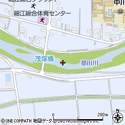 茂塚橋周辺の地図