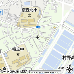 大阪府枚方市桜丘町81-14周辺の地図