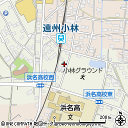静岡県浜松市浜名区小林1654周辺の地図