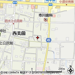静岡県浜松市浜名区西美薗2332周辺の地図
