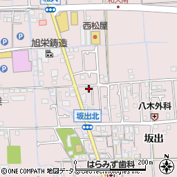 兵庫県姫路市網干区坂出170周辺の地図