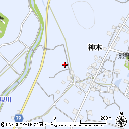 兵庫県加古川市平荘町神木周辺の地図