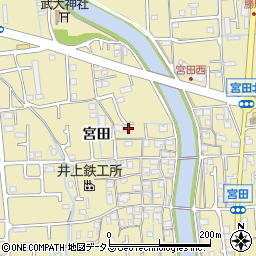 兵庫県姫路市勝原区宮田613周辺の地図