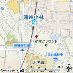 静岡県浜松市浜名区小林1656周辺の地図