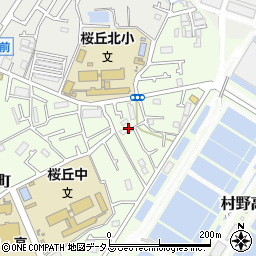 大阪府枚方市桜丘町81-12周辺の地図