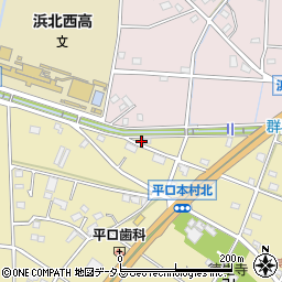 静岡県浜松市浜名区平口443周辺の地図