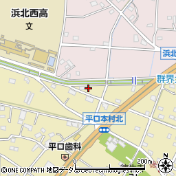 静岡県浜松市浜名区平口444周辺の地図