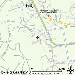 静岡県掛川市五明692周辺の地図