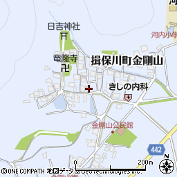 兵庫県たつの市揖保川町金剛山514周辺の地図