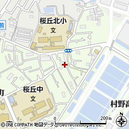 大阪府枚方市桜丘町81-11周辺の地図