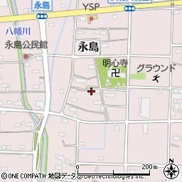 静岡県浜松市浜名区永島610周辺の地図